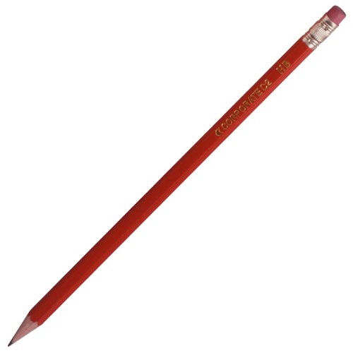 Pencil Rubber Tipped HB (Pack 12)