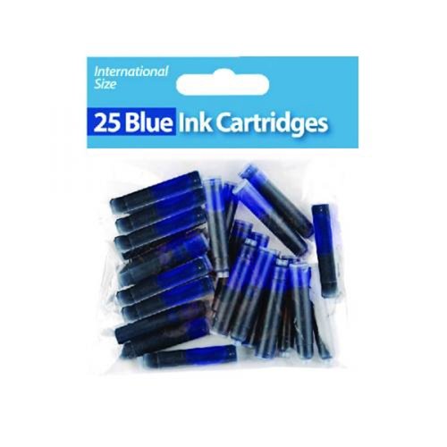 International Size Ink Cartridges Blue (Pack 25)