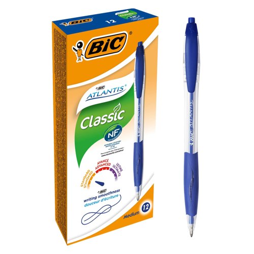 BIC Atlantis Classic Ballpoint Pen 1.0mm Blue 8871311