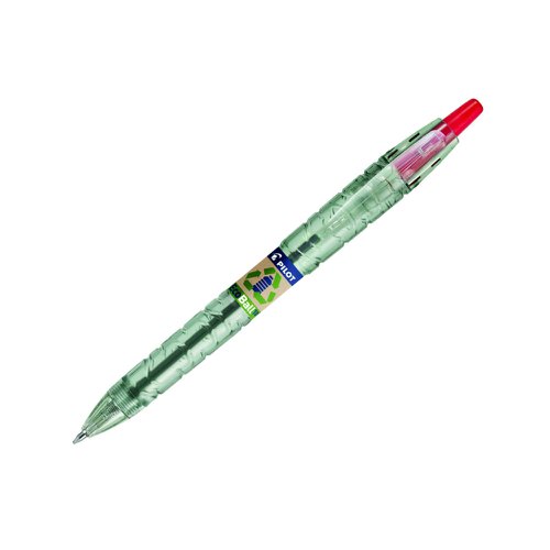 Pilot B2P Ecoball Ballpoint Pen Medium Line Red 4902505621604