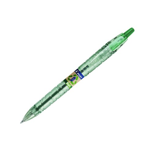 Pilot B2P Ecoball Ballpoint Pen Medium Line Green 4902505621611