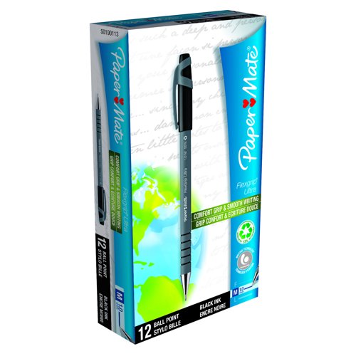 Paper Mate FlexGrip Ballpoint Pen Medium Black S0190113