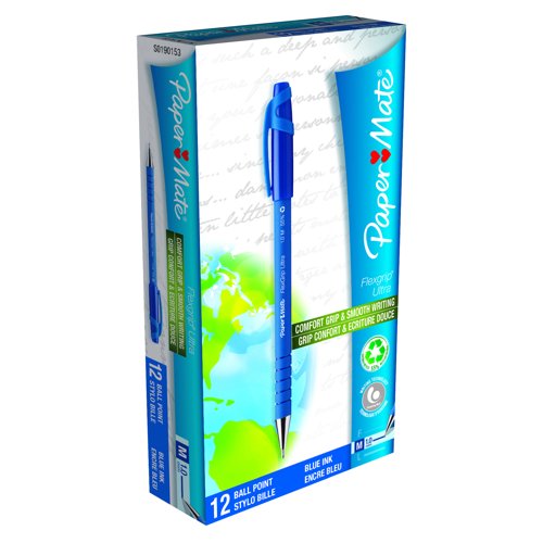 Paper Mate FlexGrip Ballpoint Pen Medium Blue S0190153