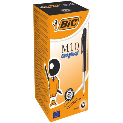 BIC M10 Original Retractable Ballpoint Pen Black 1199190125