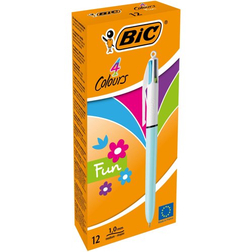 BIC 4-Colours Fun Ballpoint Pen 982870