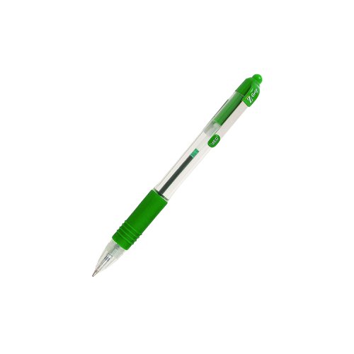 Zebra Z-Grip Ballpoint Pen 1.0mm Tip Green (Pack 12) 22240