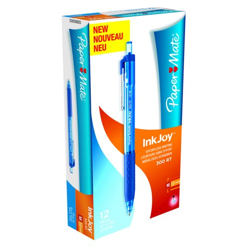 Paper Mate InkJoy 300 Retractable Ballpoint Pen Blue S0959920