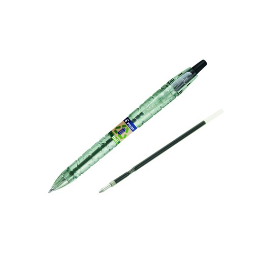 Pilot B2P Ecoball Ballpoint Pen Medium Tip Black (Pack 10 + 10 Refills) 3131910586562