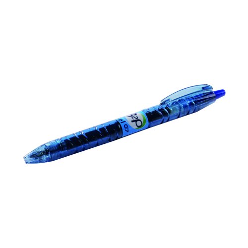 Pilot B2P Gel Ink Begreen Rollerball 0.7mm Medium Tip Black (Pack 10) 4902505377440
