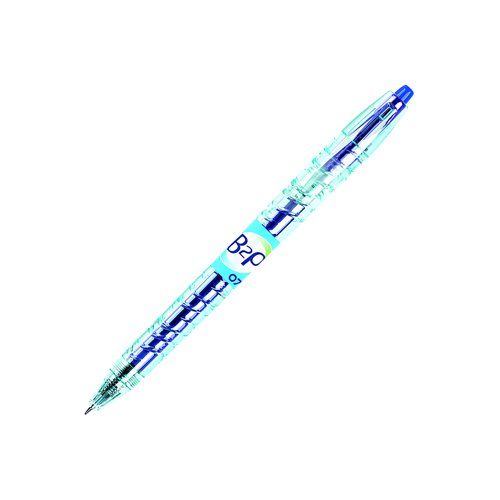 Pilot B2P Gel Ink Begreen Rollerball 0.7mm Medium Tip Blue (Pack 10) 4902505377464