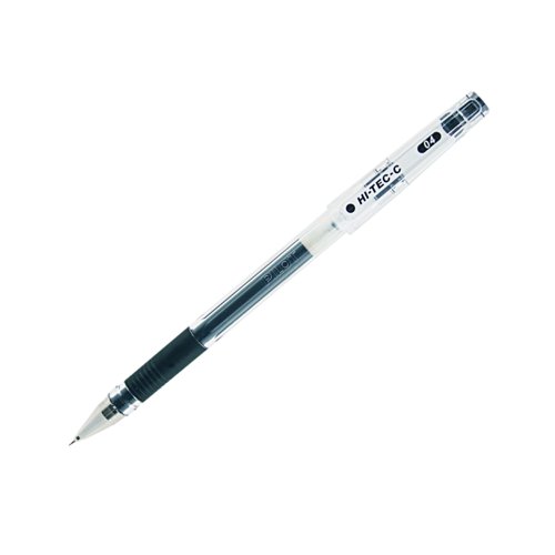 Pilot G-TEC Micro Rollerball Pen 0.2mm Black (Pack 12) 4902505325328