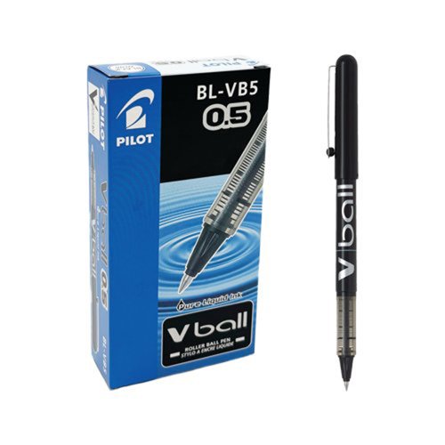 Pilot VBall Rollerball Pen 0.3mm Blk VB5 130101201
