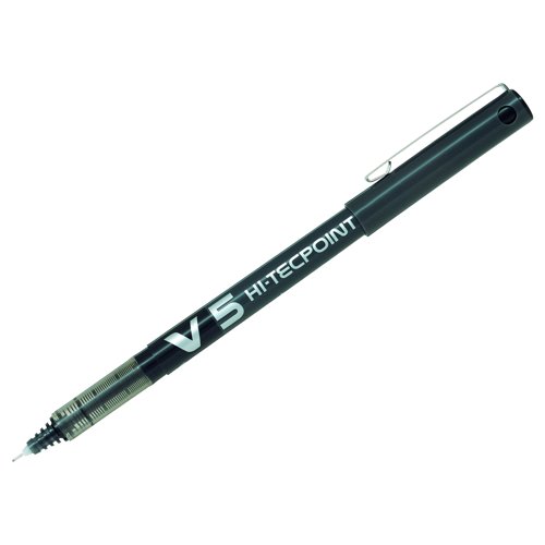Pilot V5 Liquid Ink Rollerball Pen 0.3mm Black 100101201
