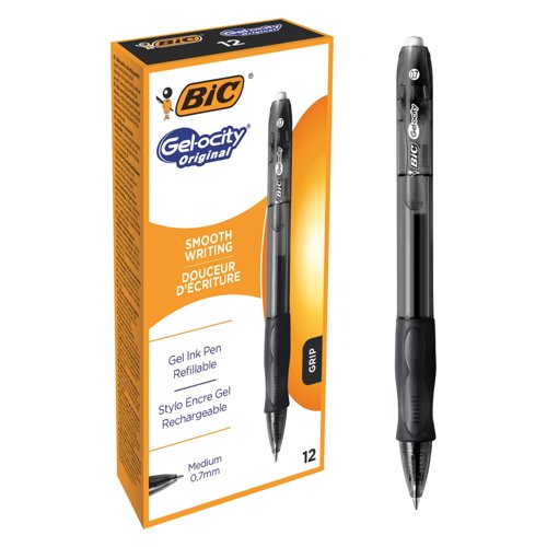 BIC Gel-ocity Original Retractable Pen Black 820565