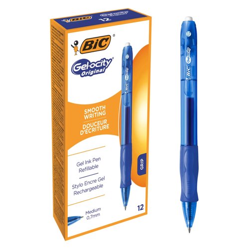 BIC Gel-ocity Original Retractable Pen Blue 820566