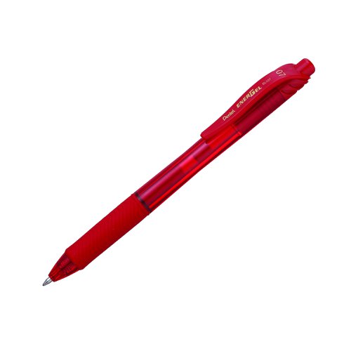 Pentel EnerGel X Rollerball Pen Red BL107-BX