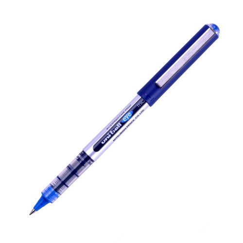 uni-ball UB-150 Eye Micro Rollerball Liquid Ink Pen Blue (Pack 12) 534099000
