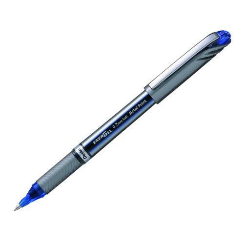 Pentel EnerGel Pen 0.7mm Metal Point Blue BL27-CX