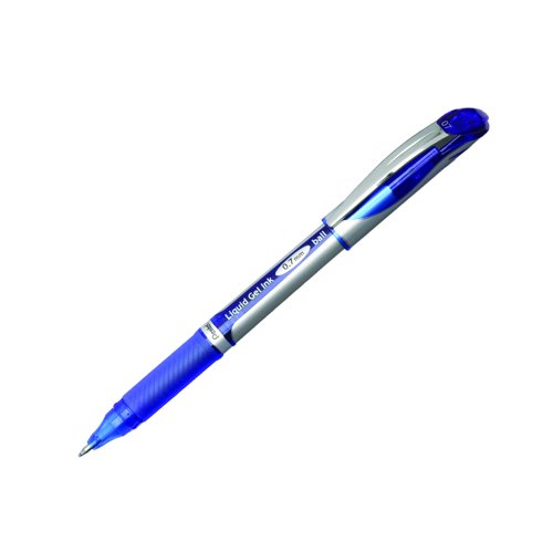 Pentel EnerGel XM Metal Tip Rollerball Pen 0.7mm Blue BL57-CO