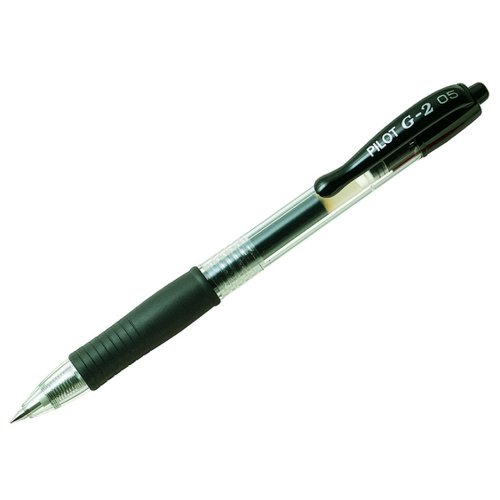 Pilot G207 Retractable Gel Rollerball Pen 0.7mm Black (Pack 20) 3131910516460