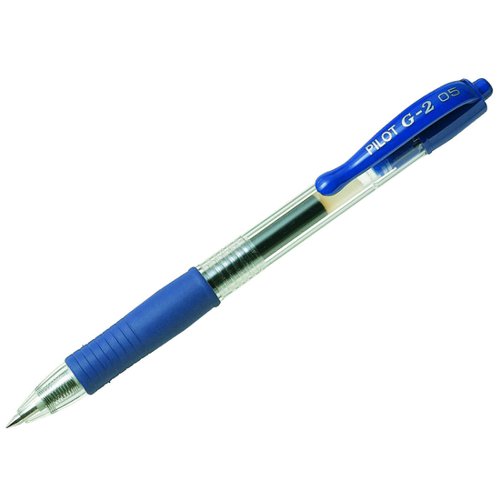 Pilot G207 Retractable Gel Rollerball Pen 0.7mm Blue (Pack 20) 3131910516477