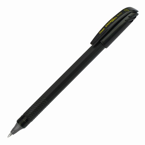 Pentel EnerGel Rollerball Capstyle ECO96 0.7mm Black (Pack 12) BL417R-C