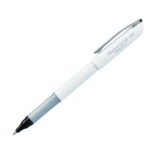 Pentel Floatune Rollerball Pen 0.8mm Black (Pack 12) BY108-AX