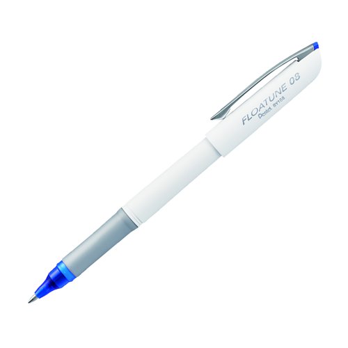 Pentel Floatune Rollerball Pen 0.8mm Blue (Pack 12) BY108-CX