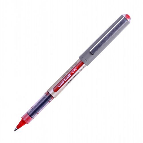 uni-ball UB-157 Eye Fine Rollerball Liquid Ink Pen Red (Pack 12) 524413000