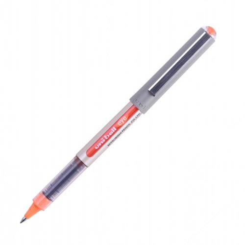 uni-ball UB-157 Eye Fine Rollerball Liquid Ink Pen Orange (Pack 12) 552182000