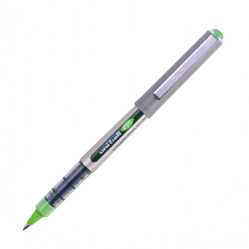 uni-ball UB-157 Eye Fine Rollerball Liquid Ink Pen Light Green (Pack 12) 552190000