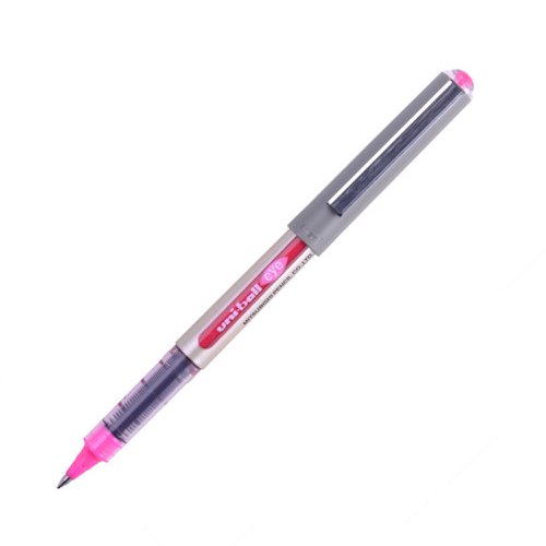 uni-ball UB-157 Eye Fine Rollerball Liquid Ink Pen Pink (Pack 12) 552224000