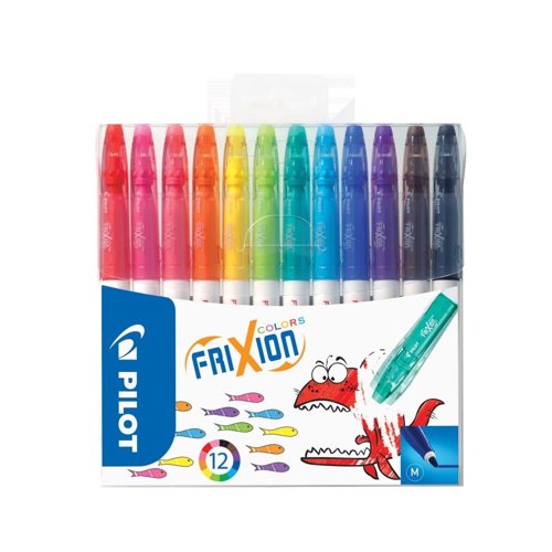 Pilot Frixion Colors Assorted Colours (Pack 12) 220301200