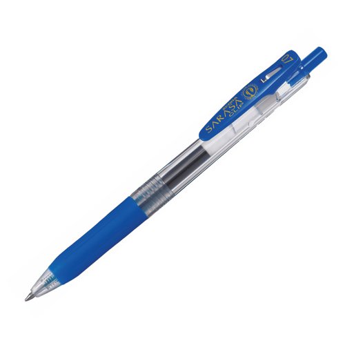 Zebra Sarasa Clip Eco Gel Pen Blue (Pack 12) 14322