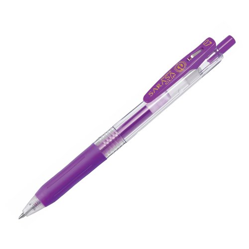 Zebra Sarasa Clip Eco Gel Pen Violet (Pack 12) 35148