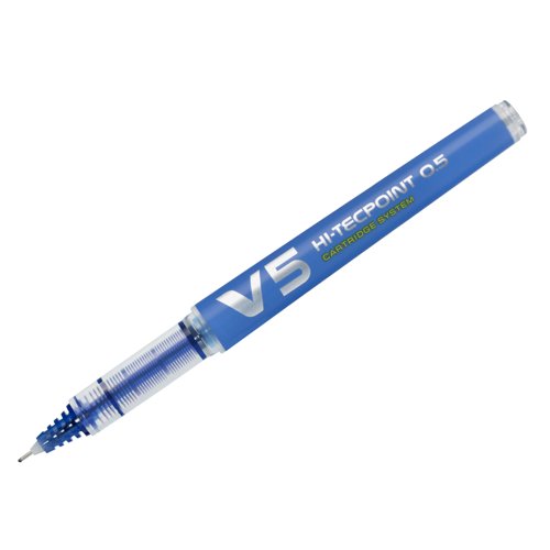 Pilot V5 Cartridge System Extra Fine Rollerball Pen Blue 107100103