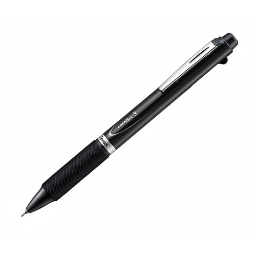 Pentel EnerGel 3 Multi-Function 3-Ink Gel Pen Blk/Red/Blu (Pack 12) BLC35AX