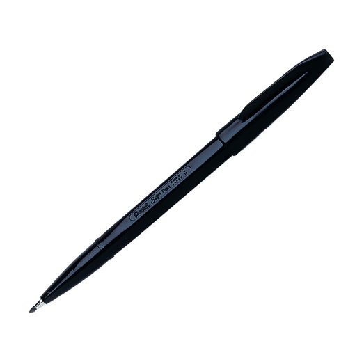 Pentel Signpen Fibre Tip Pen Black S520-A