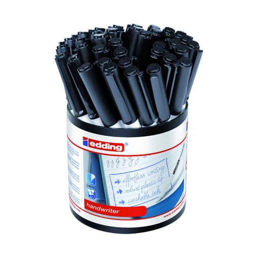 edding Handwriter Pen Black (Pack 42) 1408001
