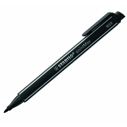 STABILO pointMax Pen Black (Pack 10) 488/46