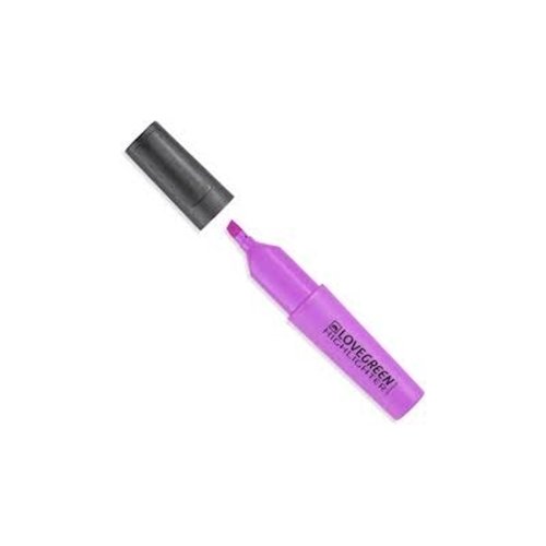 LoveGreen Recycled Highlighter Purple (Pack 10) LGHL17-1