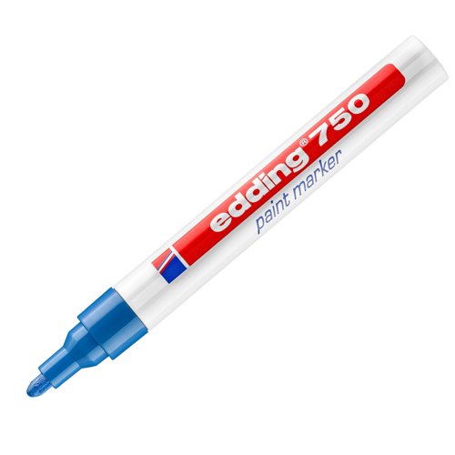 edding 750 Bullet Tip Paint Marker 2-4mm Blue 4-750003