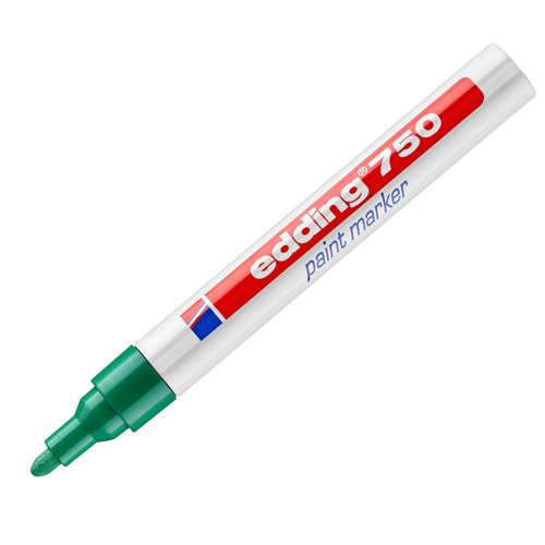 edding 750 Bullet Tip Paint Marker 2-4mm Green 4-750004