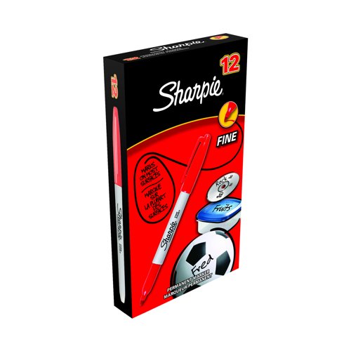 Sharpie Fine Marker Red S0810940