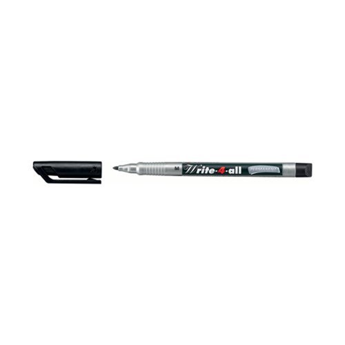 STABILO Write4All Pen Med Black (Pack 10) 146/46