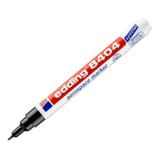 edding e8404 Aerospace Marker Pen Black 4-8404001