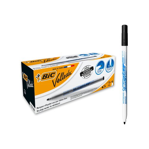 BIC Velleda Whiteboard Marker 1721 Black 841842