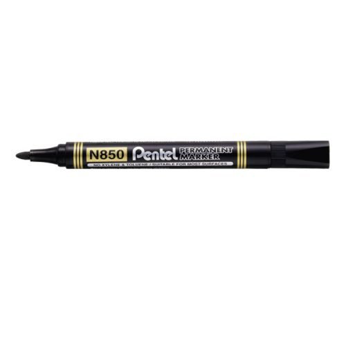 Pentel N850 Permanent Marker Bullet Tip Black N850-AE