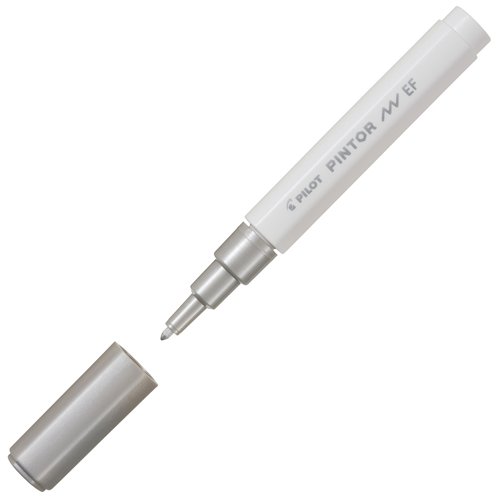 Pilot Pintor Paint Marker Extra Fine 0.7mm Silver (Single) SW-PT-EF-S