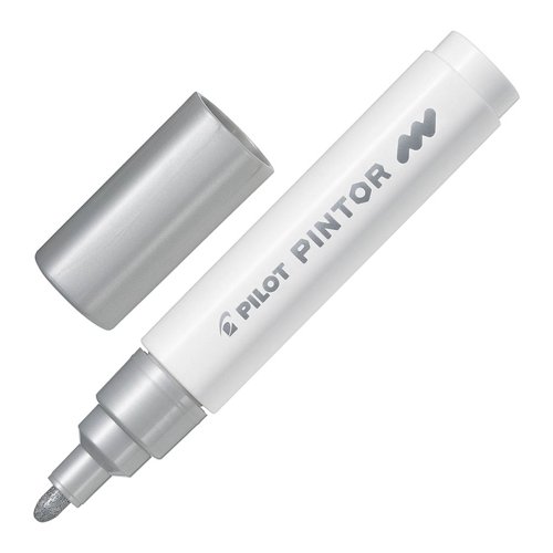 Pilot Pintor Paint Marker Medium 1.4mm Silver (Single) SW-PT-M-S